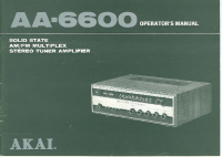 Akai AA-6600-Owners-Manual 